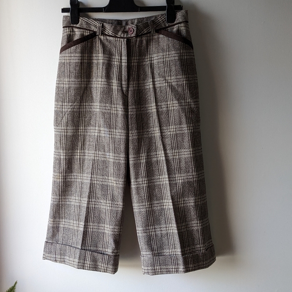 Vintage Clulottes Checkered Pants - Picture 2 of 3